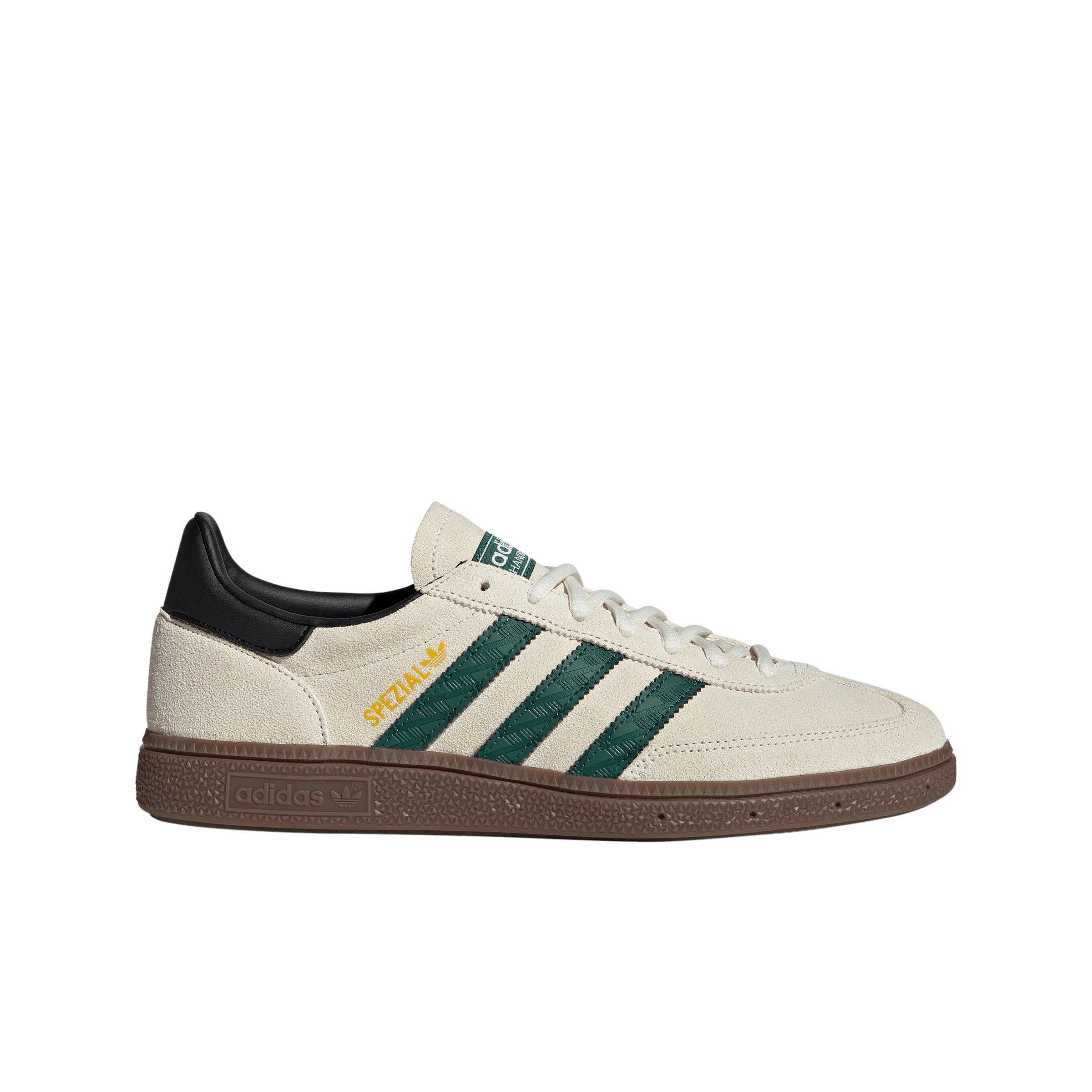 adidas Handball Spezial Off White/Collegiate Green | Hibbett